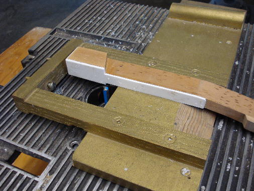21 - Key inside edge shaped to key with router jig